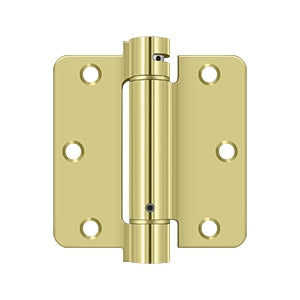 Deltana 3 1/2 x 3 1/2 Inch  Door Hinge - Polished Brass