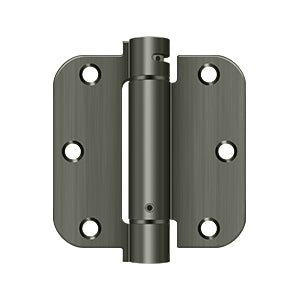 Deltana 3 1/2 x 3 1/2 Inch  Door Hinge - Antique Nickel