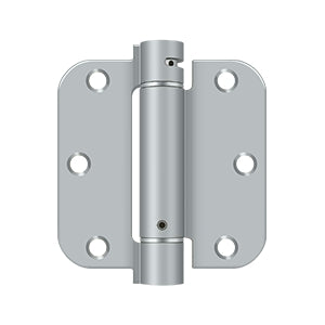 Deltana 3 1/2 x 3 1/2 Inch  Door Hinge - Brushed Chrome