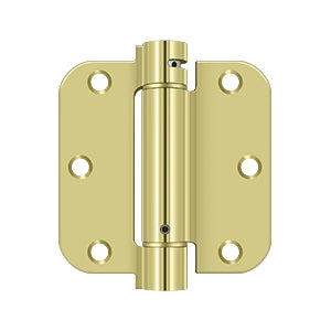 Deltana 3 1/2 x 3 1/2 Inch  Door Hinge - Polished Brass
