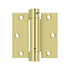 Deltana 3 1/2 x 3 1/2 Inch  Door Hinge - Polished Brass