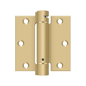 Deltana 3 1/2 x 3 1/2 Inch  Door Hinge - Brushed Brass