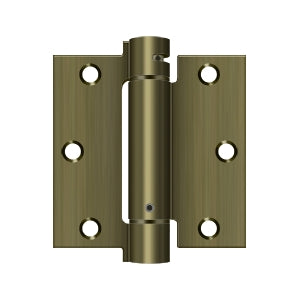 Deltana 3 1/2 x 3 1/2 Inch  Door Hinge - Antique Brass