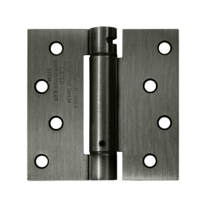Deltana 4 x 4 Inch  Door Hinge - Antique Nickel
