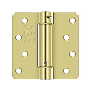Deltana 4 x 4 Inch  Door Hinge - Polished Brass