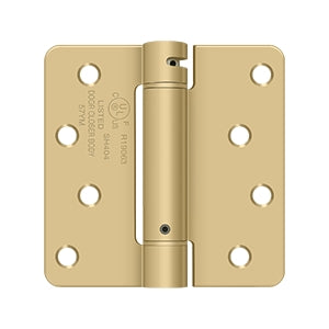 Deltana 4 x 4 Inch  Door Hinge - Brushed Brass