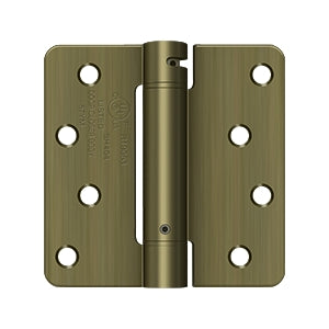 Deltana 4 x 4 Inch  Door Hinge - Antique Brass