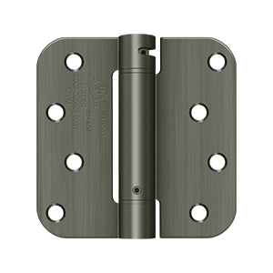 Deltana 4 x 4 Inch  Door Hinge - Antique Nickel