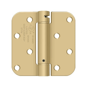 Deltana 4 x 4 Inch  Door Hinge - Brushed Brass