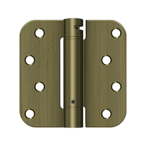 Deltana 4 x 4 Inch  Door Hinge - Antique Brass