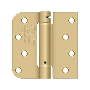 Deltana 4 x 4 Inch  Door Hinge - Brushed Brass