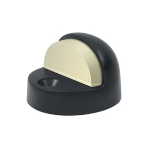 Deltana Solid Brass High Profile Dome Bumper Stop - Flat Black