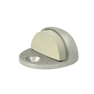 Deltana Solid Brass Low Profile Dome Bumper Stop - Brushed Nickel