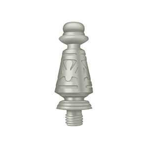 Deltana Ornate Door Hinge Finial - Brushed Nickel