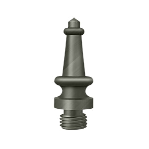 Deltana Steeple Door Hinge Finial - Antique Nickel