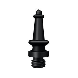 Deltana Steeple Door Hinge Finial - Flat Black