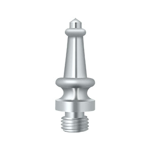 Deltana Steeple Door Hinge Finial - Polished Chrome