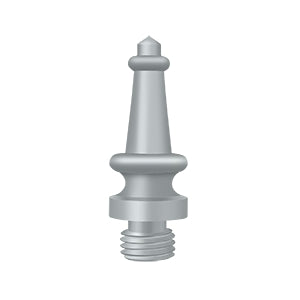 Deltana Steeple Door Hinge Finial - Brushed Chrome