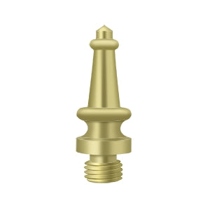 Deltana Steeple Door Hinge Finial - Polished Brass