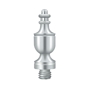 Deltana Urn Door Hinge Finial - Polished Chrome