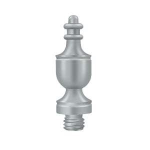 Deltana Urn Door Hinge Finial - Brushed Chrome