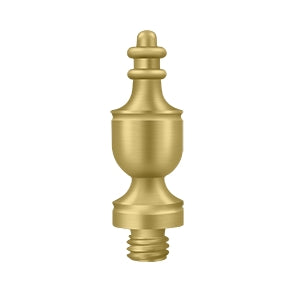 Deltana Urn Door Hinge Finial - Brushed Brass