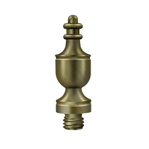 Deltana Urn Door Hinge Finial - Antique Brass
