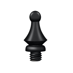Deltana Steeple Door Hinge Finial - Flat Black