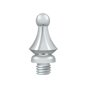Deltana Steeple Door Hinge Finial - Polished Chrome