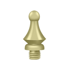 Deltana Steeple Door Hinge Finial - Unlacquered Brass