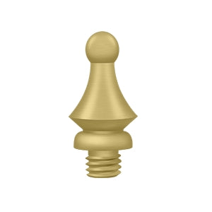 Deltana Steeple Door Hinge Finial - Brushed Brass