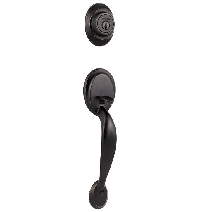 Kwikset Dakota handleset in Venetian Bronze