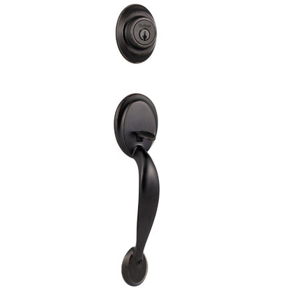 Kwikset Dakota handleset in Venetian Bronze