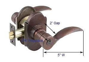 Durango Keyed Lever Measurements