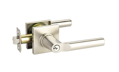 Emtek Hanover Keyed Modern Lever Square Rosette