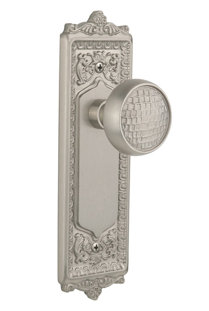 Nostalgic Warehouse Egg and Dart Plate with Craftsman Knob