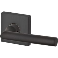Baldwin Reserve Tube Lever With Square Rosette In Venetian Bronze