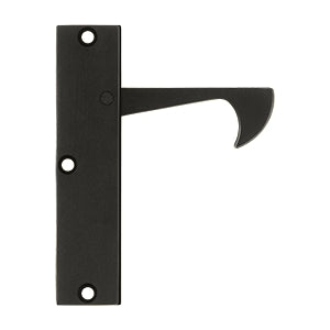 Deltana Solid Brass 4 1/4 Inch Edge Pull - Oil Rubbed Bronze