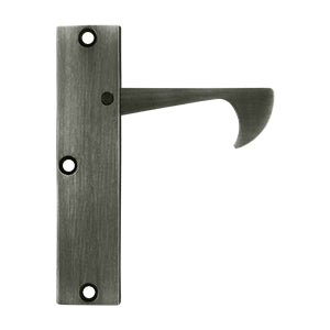 Deltana Solid Brass 4 1/4 Inch Edge Pull - Antique Nickel