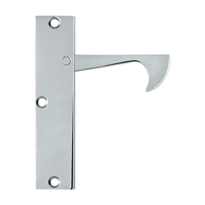 Deltana Solid Brass 4 1/4 Inch Edge Pull - Polished Chrome
