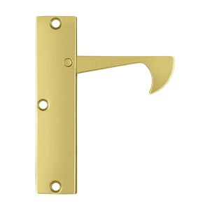 Deltana Solid Brass 4 1/4 Inch Edge Pull - Polished Brass