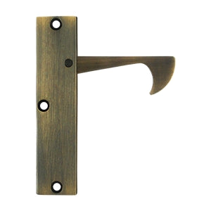 Deltana Solid Brass 4 1/4 Inch Edge Pull - Antique Brass