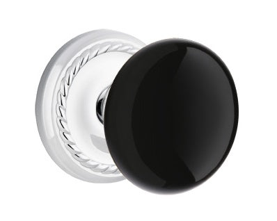Emtek Porcelain Knob With Rope Rosette
