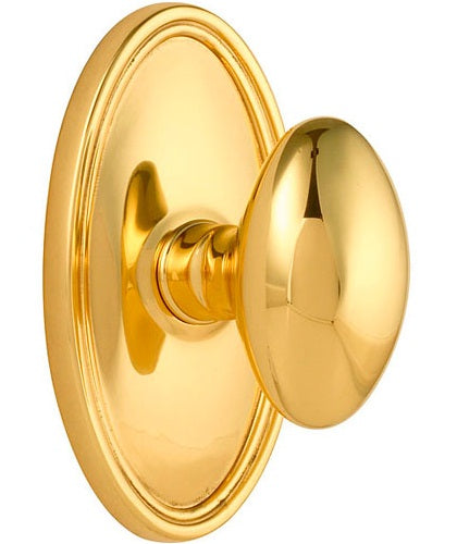 Emtek Egg Knob - Oval Rosette