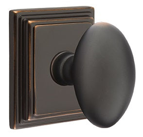 Emtek Egg Knob with Wilshire Rosette