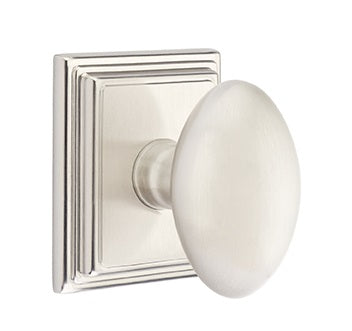 Emtek Egg Knob With Wilshire Rosette