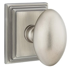 Emtek Egg Knob with Wilshire Rosette