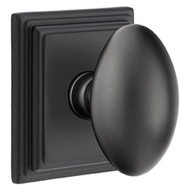 Emtek Egg Knob with Wilshire Rosette