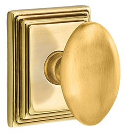 Emtek Egg Knob with Wilshire Rosette