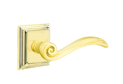 Emtek Elan Lever with Wilshire Rosette